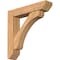 Ekena Millwork Legacy Slat Smooth Bracket w/ Offset Brace, Western Red Cedar, 7 1/2"W x 36"D x 36"H BKT0806X36X36LEC06SWR - alternate 1